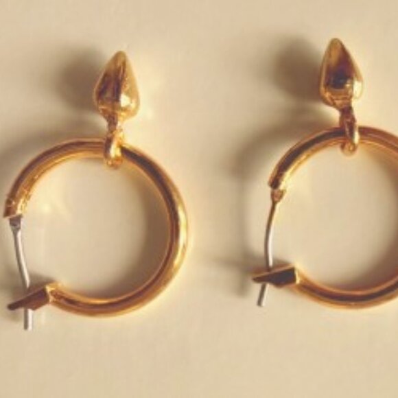 Source Unknown Jewelry - Gold-Tone Hoop Earrings